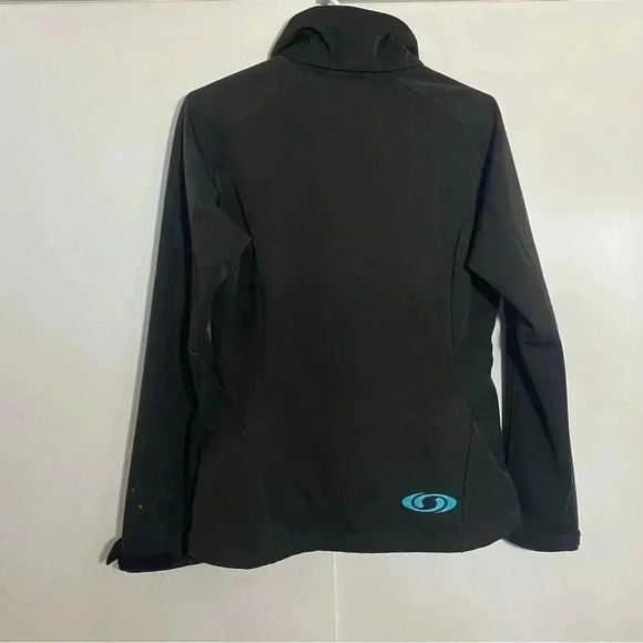 SALOMON  SOFT SHELL HOODED ZIP UP JACKET - Picture 4 of 5
